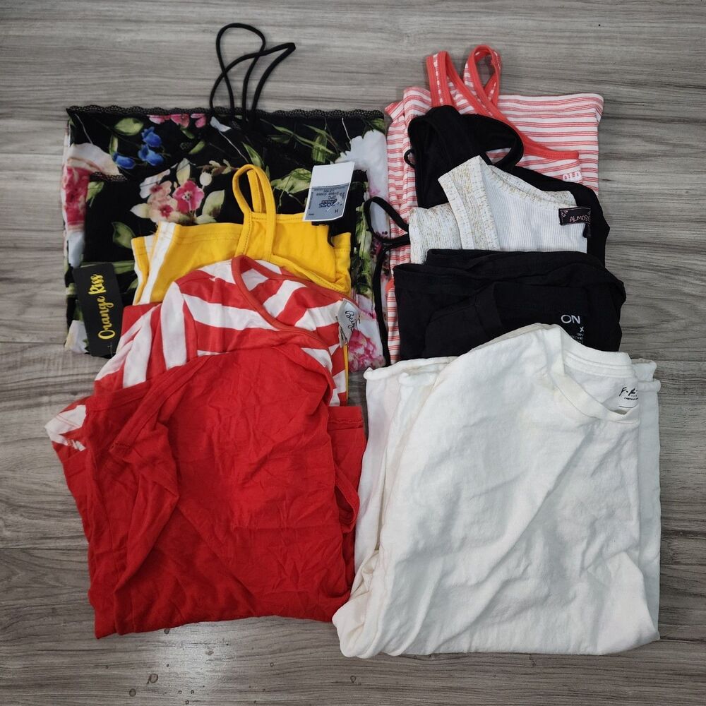 Women's Summer Shirts Size XL Lot of 9
